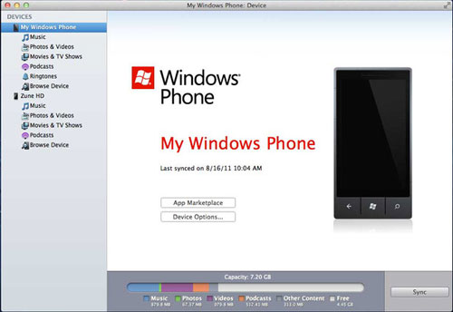 windows phone 7 download for mac