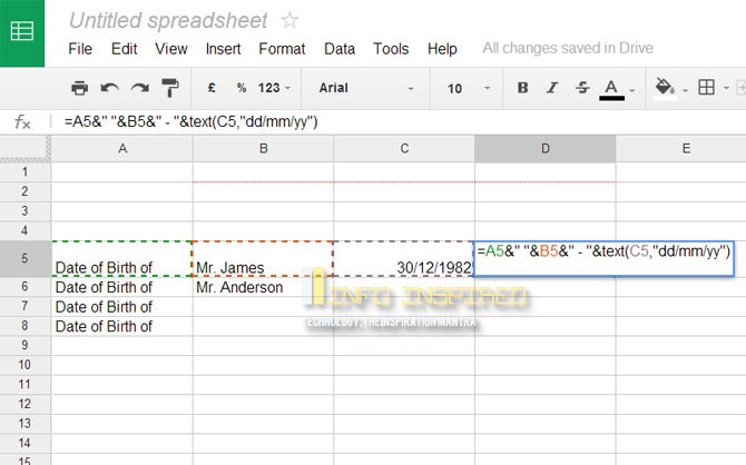 Google Sheets formula to properly combine text and date