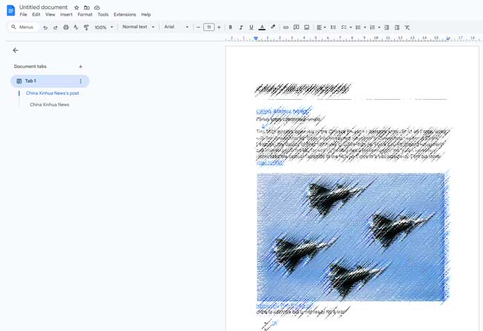 Pasting Facebook post image into Google Docs for printing