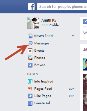 Facebook remove friend from chat sidebar