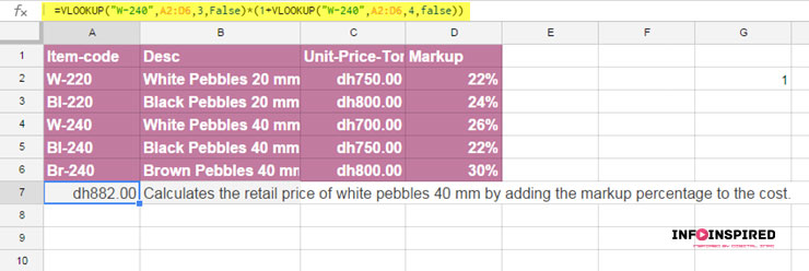 VLOOKUP Unearthed - Google Docs Spreadsheet