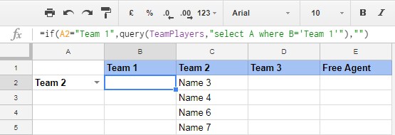 Auto-populated sheet in Google Sheets