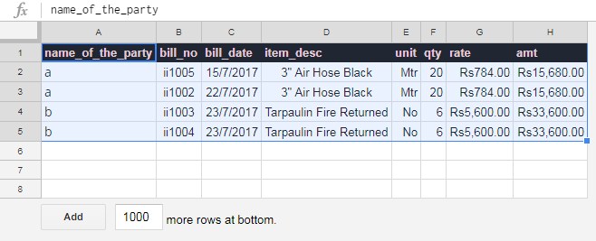 google sheets merge data