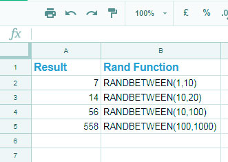 rand between function example