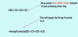 Google Sheets Array Formula Example and Usage