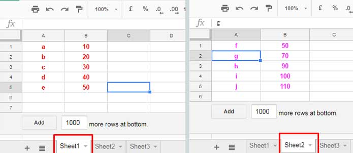 Creating Array Using Curly Brackets and Data from Multiple Sheets