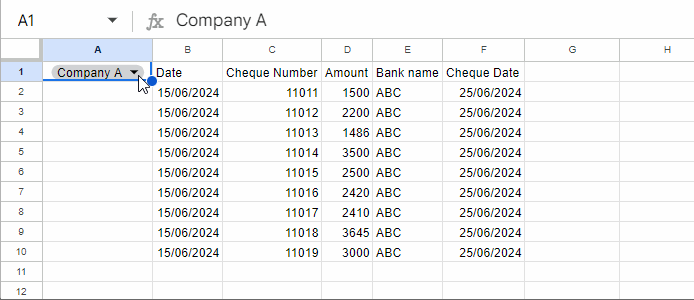 View content from other sheets in the current sheet in Google Sheets