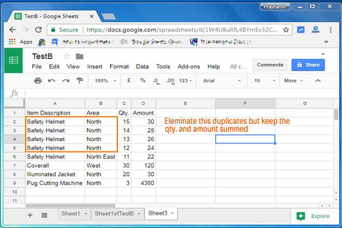 excel formula to remove duplicates from list