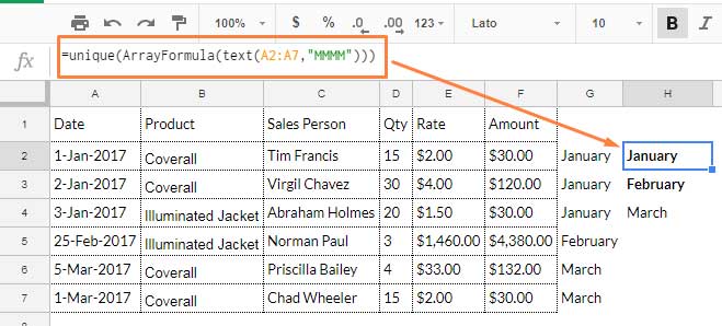 create criteria from dates for summary