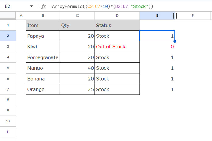 Using the multiplication (*) operator as an alternative for expanded AND results