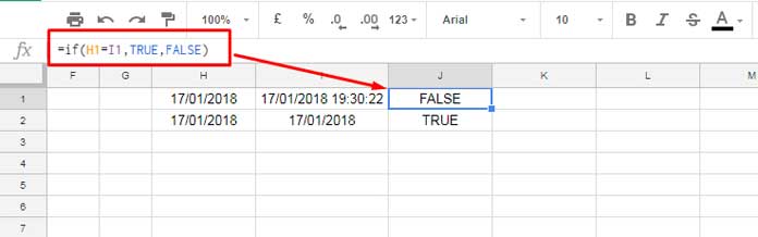 Time And Date Stamp In Google Sheets