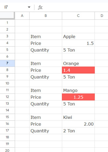 Using the CELL function in Conditional Formatting