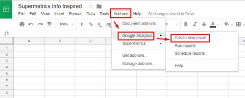Steps to Connect Google's Analytic Plugin in Google Doc Sheet