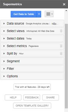 Setup Analytics in Google Sheets 1
