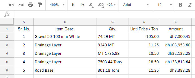 Example to sum cells with numbers and text in Sheets