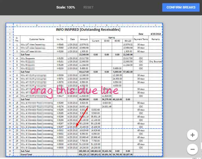 how to insert page breaks in vellum