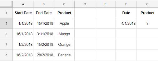 array-formula-to-lookup-date-between-two-dates-in-google-sheets