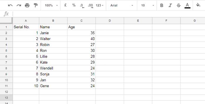Shuffle Rows in Google Sheets Without Plugin