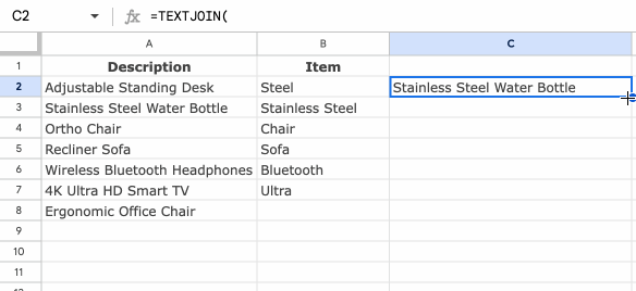 Find Partial Matches Between Two Columns and Return Results