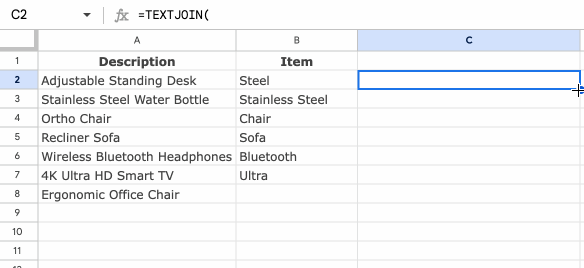 Match Any Word from a Phrase in One Column to Another Column