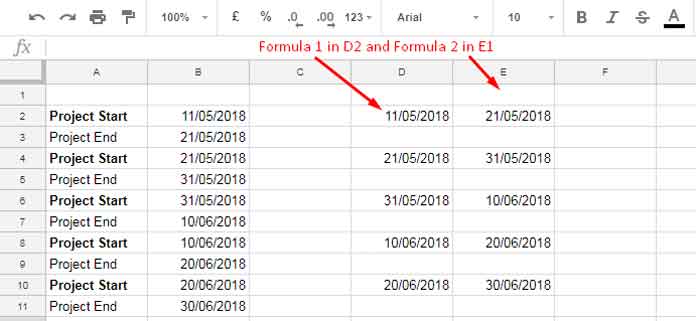 IF statement to move alternate row values to columns