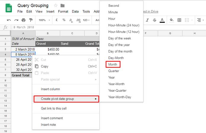 table.pivot m Cabinets Can In  A Table  You Create Google Sheets Pivot