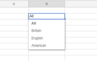 Query Criterion in Drop Down Menu
