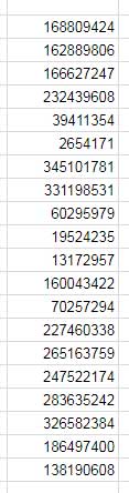 10 unique random numbers in Google Sheets