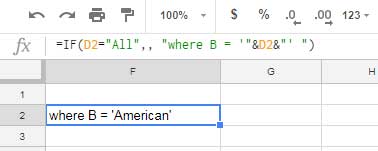 details of the usage of If in Query Where Clause