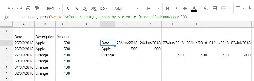 How To Format Query Pivot Header Row In Google Sheets