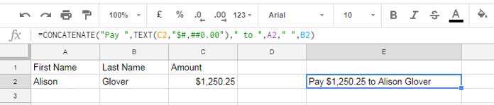 Number Retaining Currency Symbol and Thousand Separators