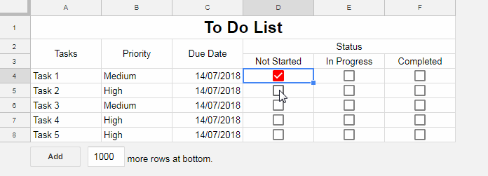 Conditionally Change Tick Box Color - How to?