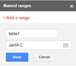 IMPORTRANGE - dynamic named range setting