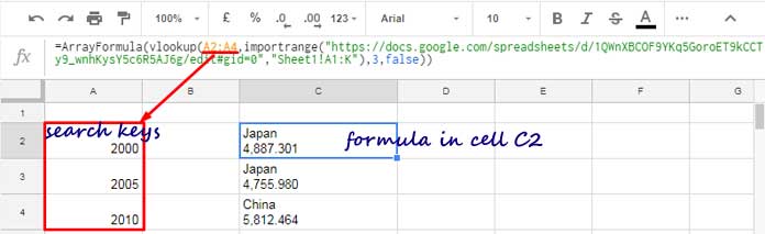 Vlookup Between Two Separate Google Sheets [Step by Step ...