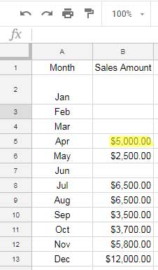 Return first value in a column after skipping blank cells