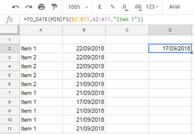 Return Blank Instead of 30-12-1899 in MINIFS Function