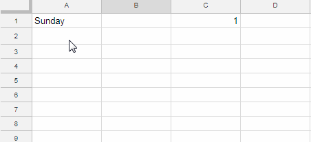 Converting Weekday Names to Numbers