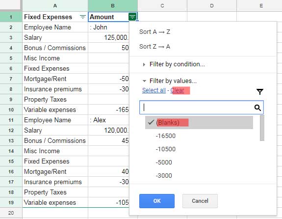 google sheets cell fit to text