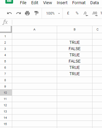 Convert TRUE/FALSE to Checkboxes in Google Sheets