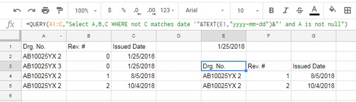 google sheets less than or equal to