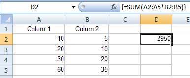 Single-cell Array Formula - Excel