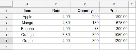 Explore sum/count/average in Google Sheets