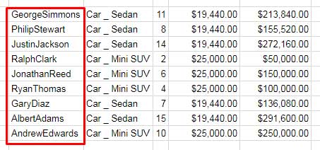 Combines columns in Vlookup in Google Sheets