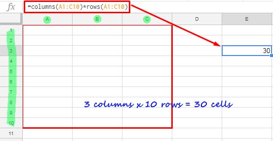 how-to-count-the-number-of-cells-in-a-range-in-google-sheets