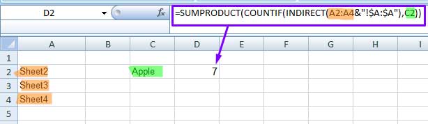 Indirect in Excel vs Indirect in Google Sheets