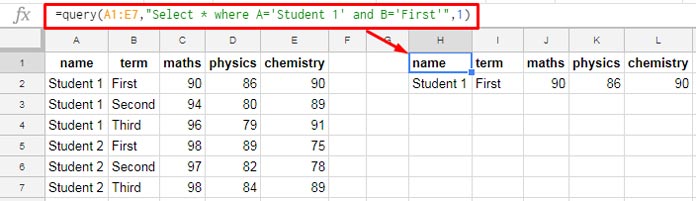 Select Multiple Where