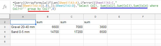 Combine and consolidate tables with different columns