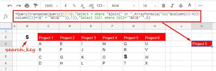 dynamic query to search multiple columns