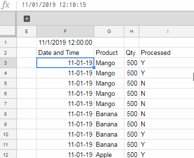 Format DateTime in Sheets Query