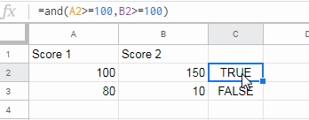Logical AND returns Boolean Values only - Example